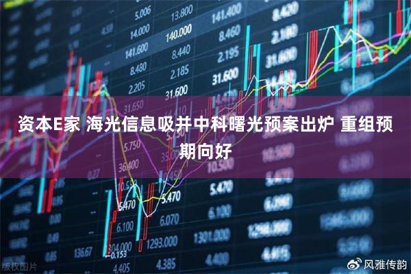 资本E家 海光信息吸并中科曙光预案出炉 重组预期向好