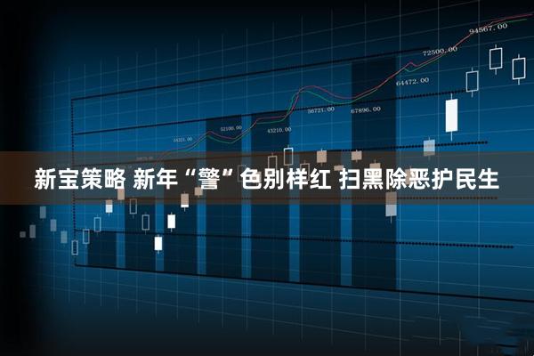 新宝策略 新年“警”色别样红 扫黑除恶护民生